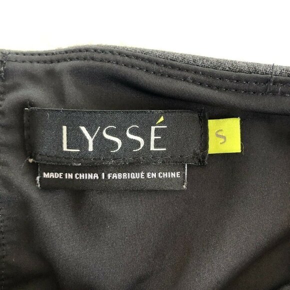Lysse Women's Size Small Seamed Ponte Pull On Charcoal Gray Leggings - Picture 5 of 8